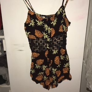 Pineapple romper